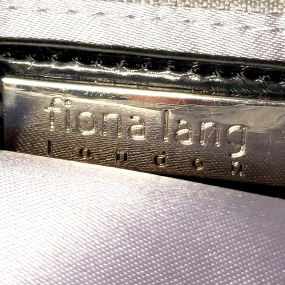 Fiona Lang London Metallic Sequin Chain Strap Evening Purse - Picture 11 of 11